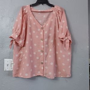 LC Lauren Conrad blouse for women not size 23 inch of armpits to armpits check